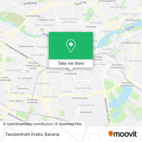 Карта Tanzzentrum Krebs