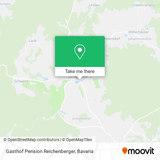 Gasthof Pension Reichenberger map