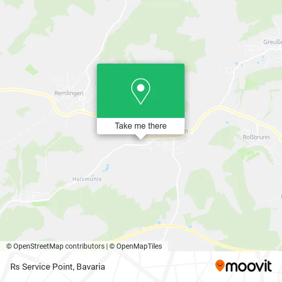 Карта Rs Service Point