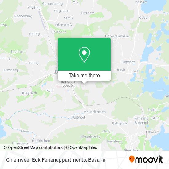 Chiemsee- Eck Ferienappartments map