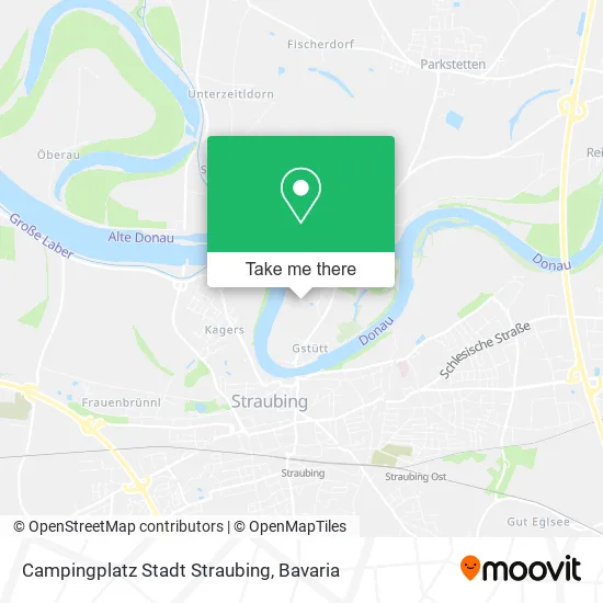 Карта Campingplatz Stadt Straubing