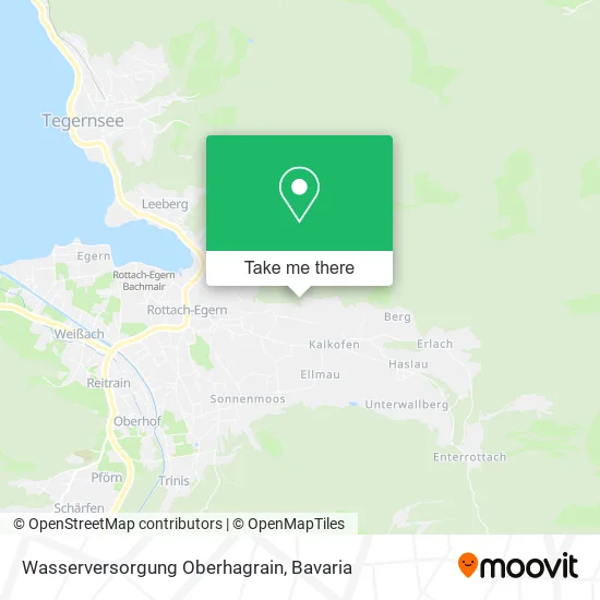 Карта Wasserversorgung Oberhagrain