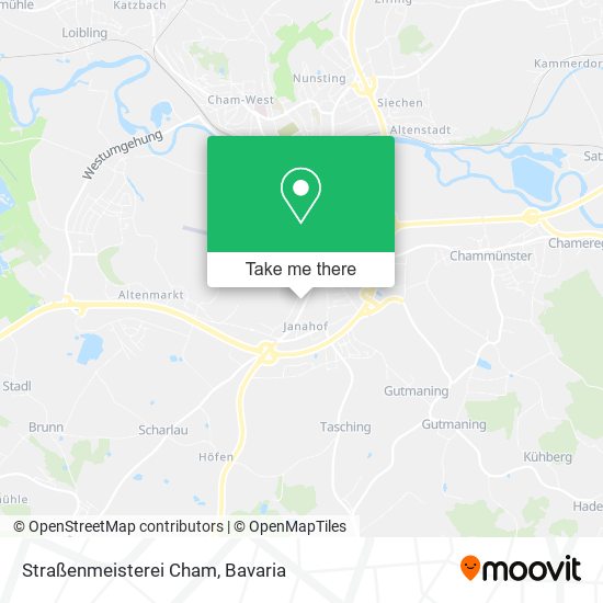 Straßenmeisterei Cham map