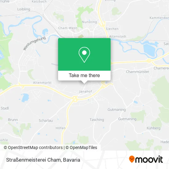 Карта Straßenmeisterei Cham