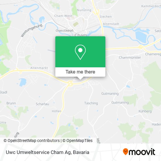 Карта Uwc Umweltservice Cham Ag
