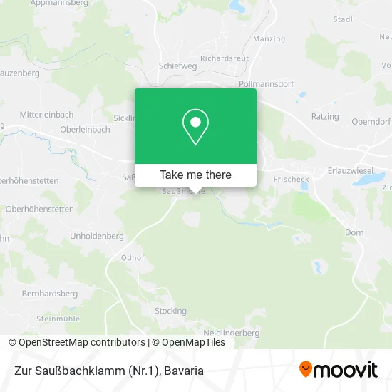 Карта Zur Saußbachklamm (Nr.1)
