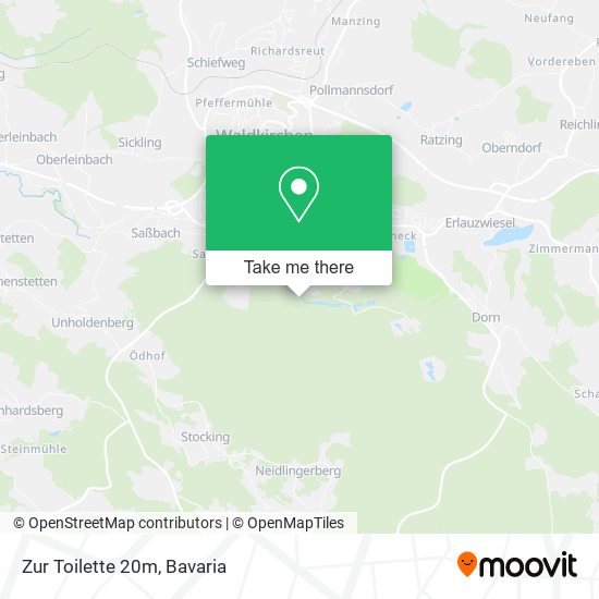 Zur Toilette 20m map