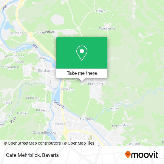 Cafe Mehrblick map