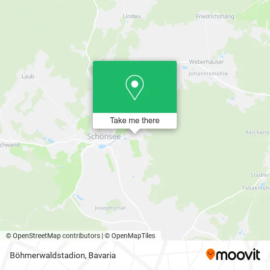 Böhmerwaldstadion map