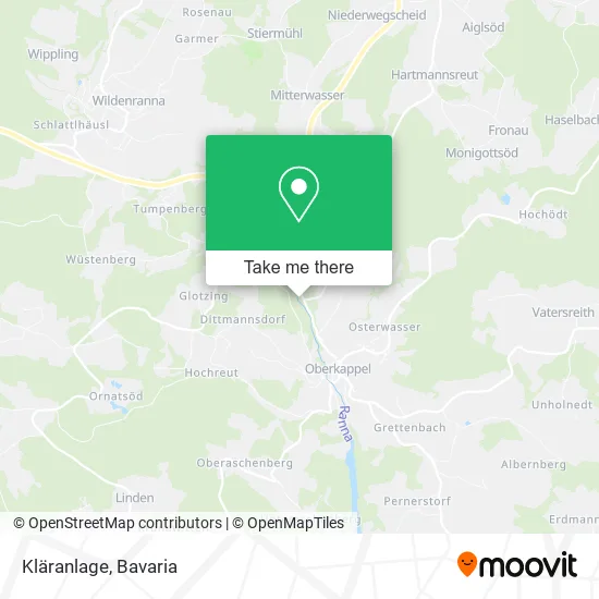 Карта Kläranlage