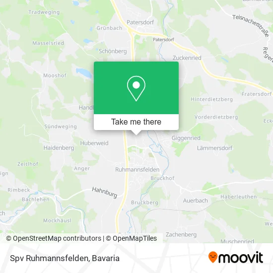 Карта Spv Ruhmannsfelden