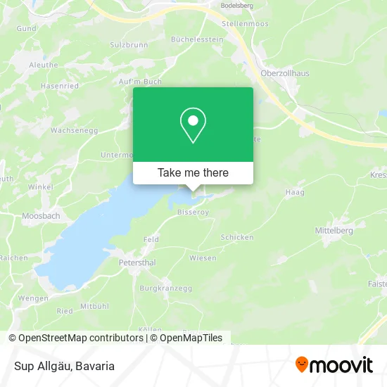 Карта Sup Allgäu