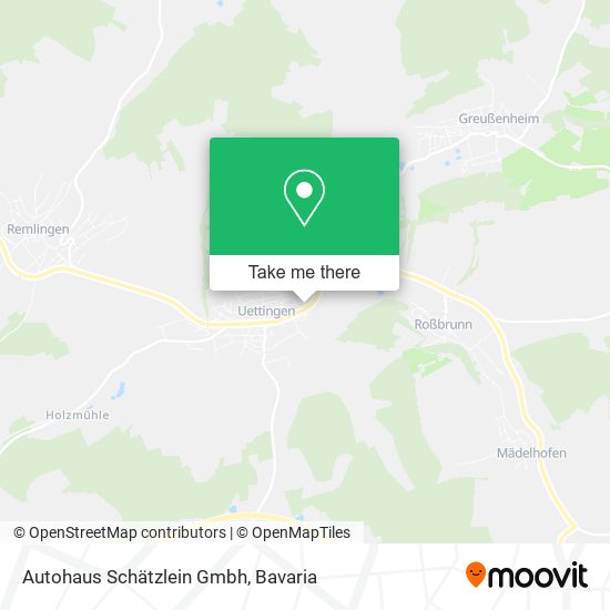 Autohaus Schätzlein Gmbh map