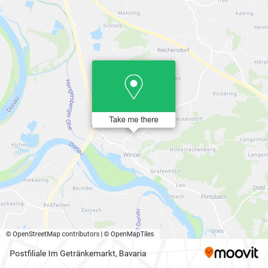 Postfiliale Im Getränkemarkt map
