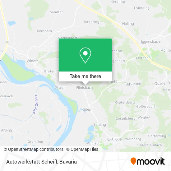 Карта Autowerkstatt Scheifl
