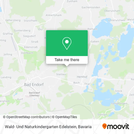 Карта Wald- Und Naturkindergarten Edelstein