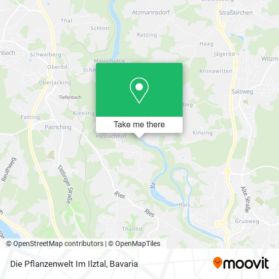 Die Pflanzenwelt Im Ilztal map
