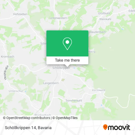 Карта Schöllkrippen 14