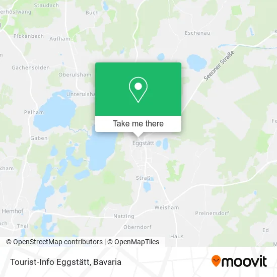 Карта Tourist-Info Eggstätt