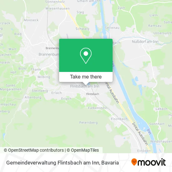 Карта Gemeindeverwaltung Flintsbach am Inn