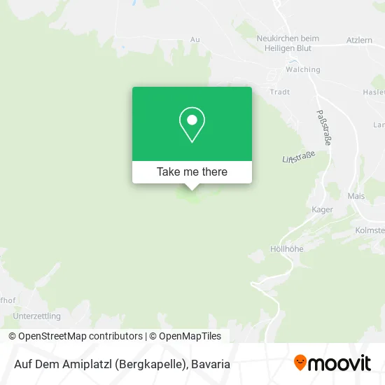 Карта Auf Dem Amiplatzl (Bergkapelle)