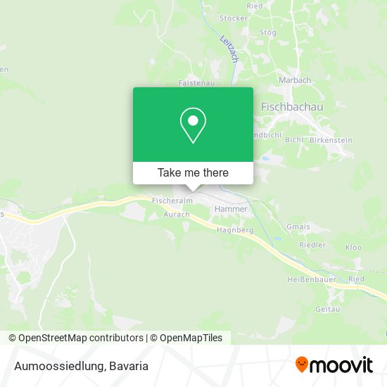 Карта Aumoossiedlung