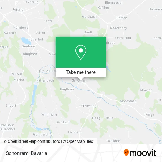 Карта Schönram