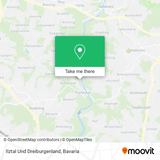Карта Ilztal Und Dreiburgenland