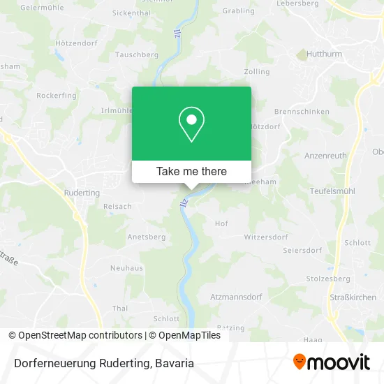 Карта Dorferneuerung Ruderting