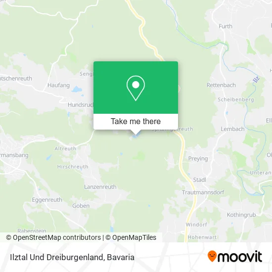 Карта Ilztal Und Dreiburgenland