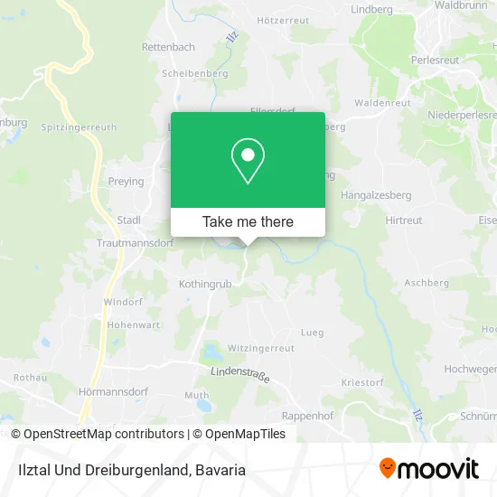 Карта Ilztal Und Dreiburgenland
