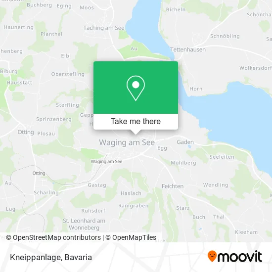 Карта Kneippanlage