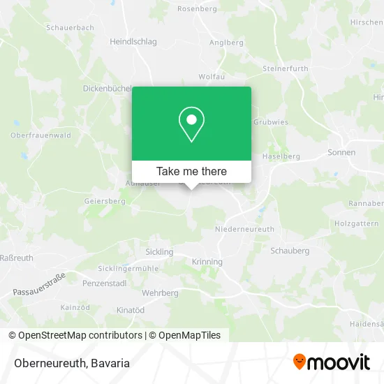 Карта Oberneureuth