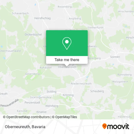 Карта Oberneureuth