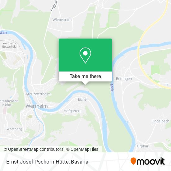 Ernst Josef Pschorn-Hütte map