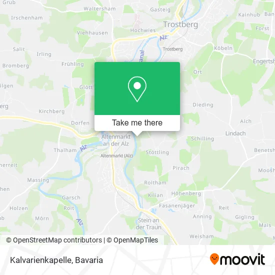 Карта Kalvarienkapelle