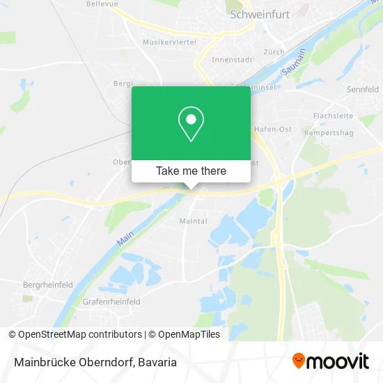 Карта Mainbrücke Oberndorf