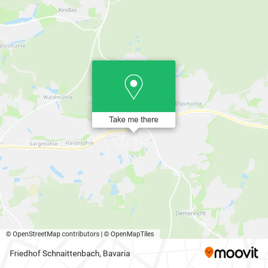 Карта Friedhof Schnaittenbach