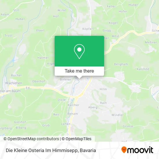 Карта Die Kleine Osteria Im Himmisepp