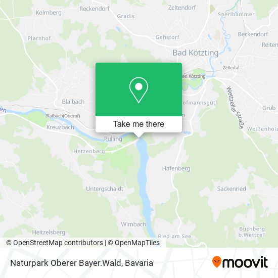 Naturpark Oberer Bayer.Wald map