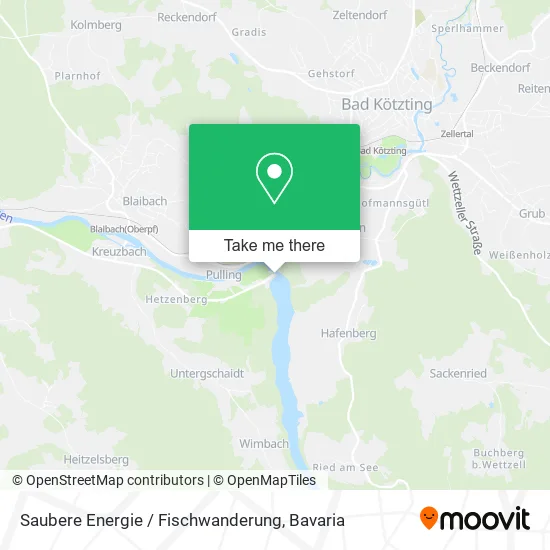 Карта Saubere Energie / Fischwanderung