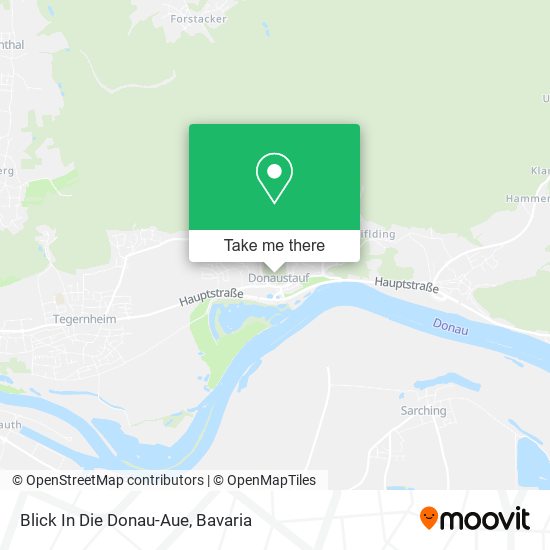 Blick In Die Donau-Aue map