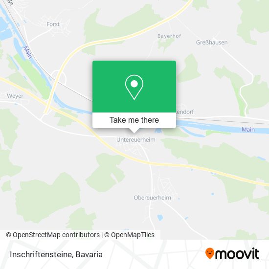 Карта Inschriftensteine