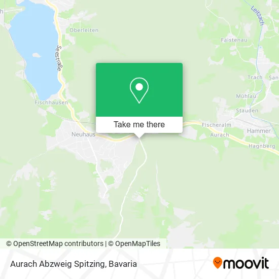 Карта Aurach Abzweig Spitzing