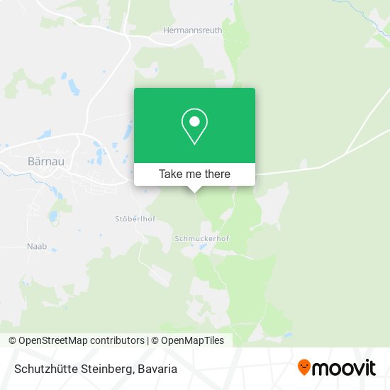Schutzhütte Steinberg map