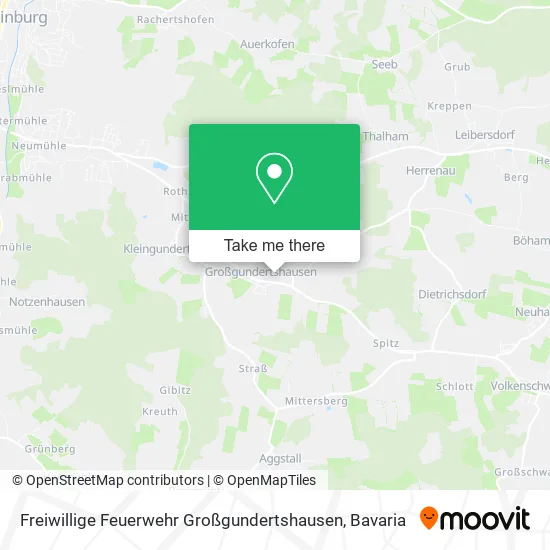 Карта Freiwillige Feuerwehr Großgundertshausen