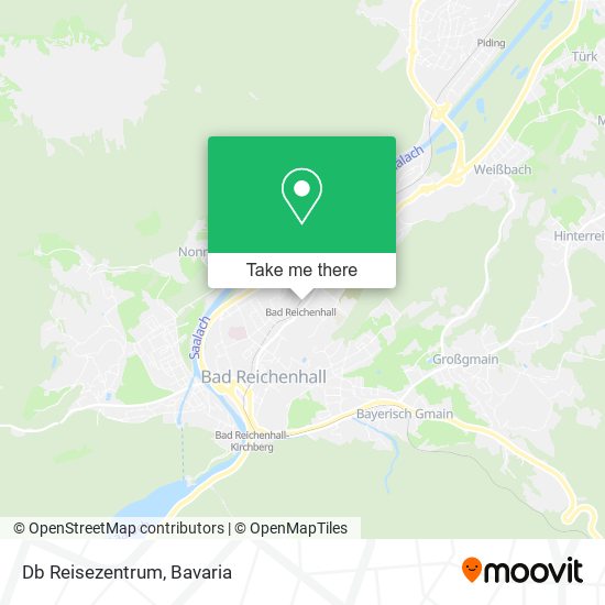 Db Reisezentrum map