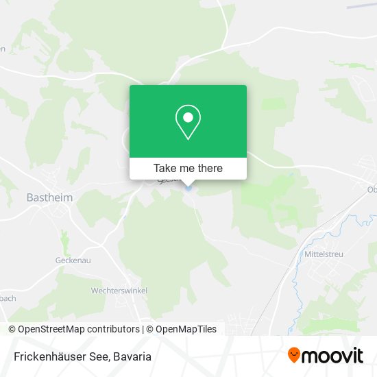 Frickenhäuser See map