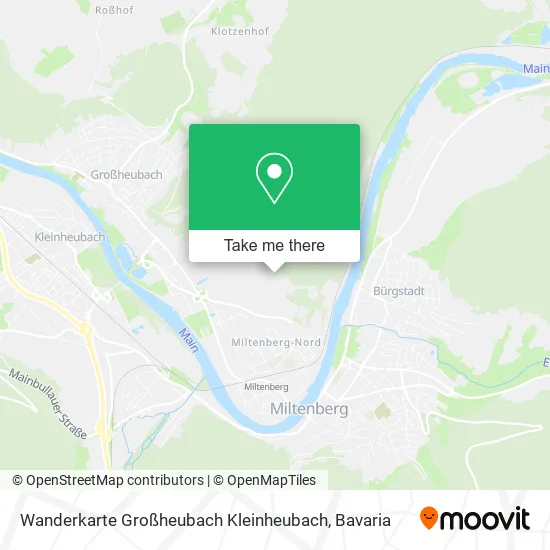 Карта Wanderkarte Großheubach Kleinheubach
