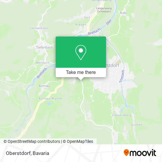 Карта Oberstdorf